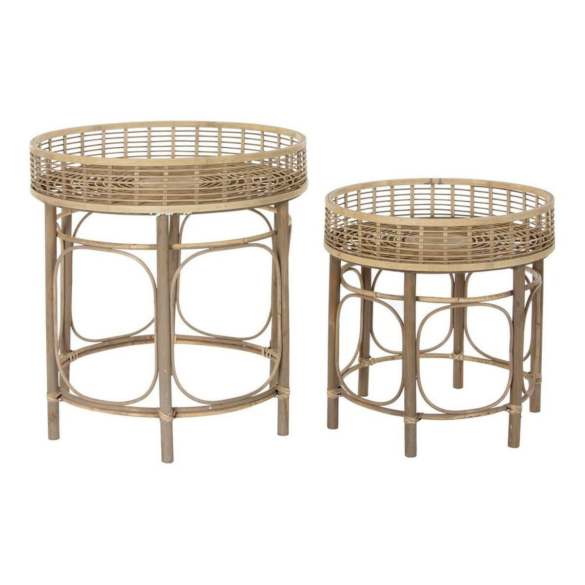 Sofabord Rattan (2 stk)