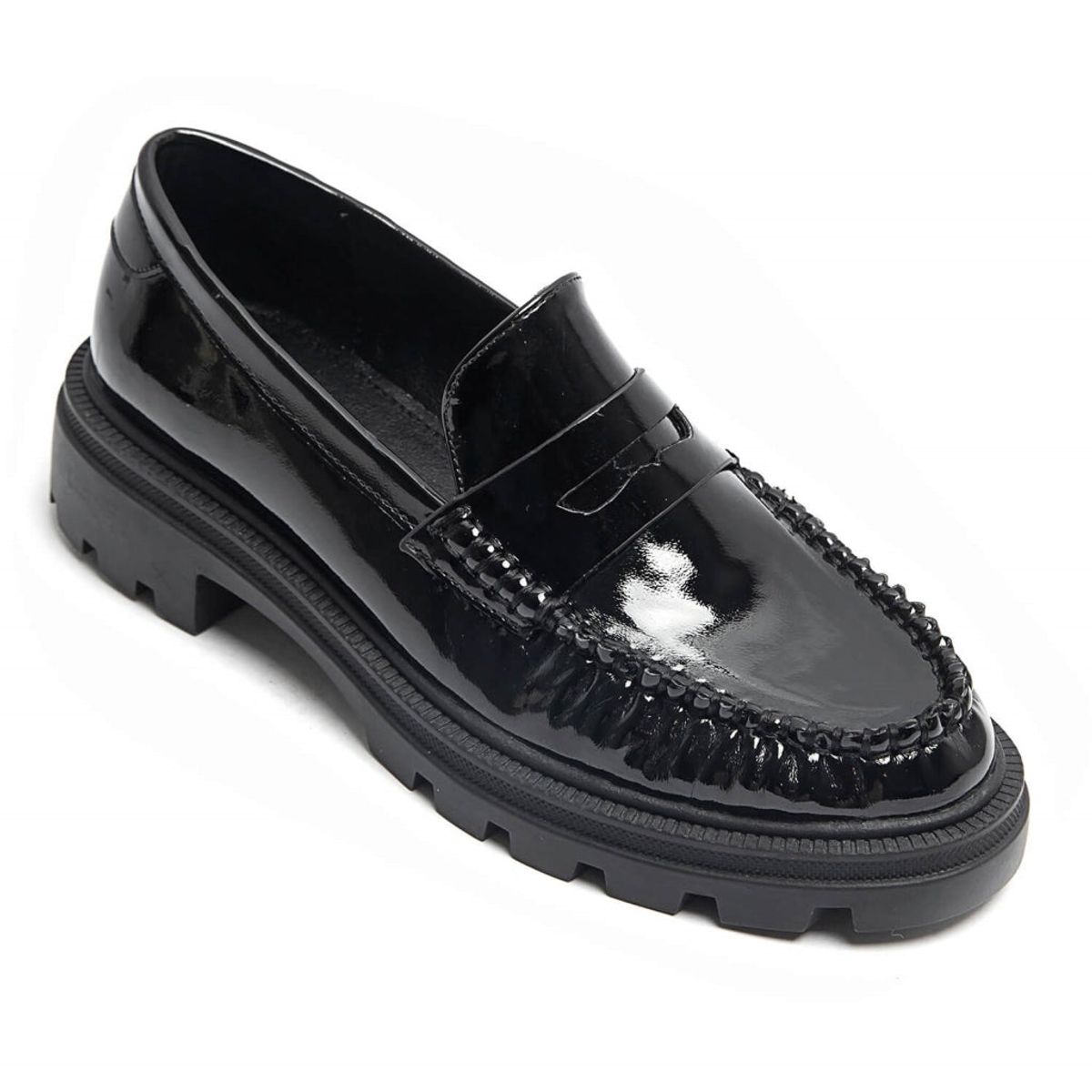 Solene dame loafers 7295 - Black