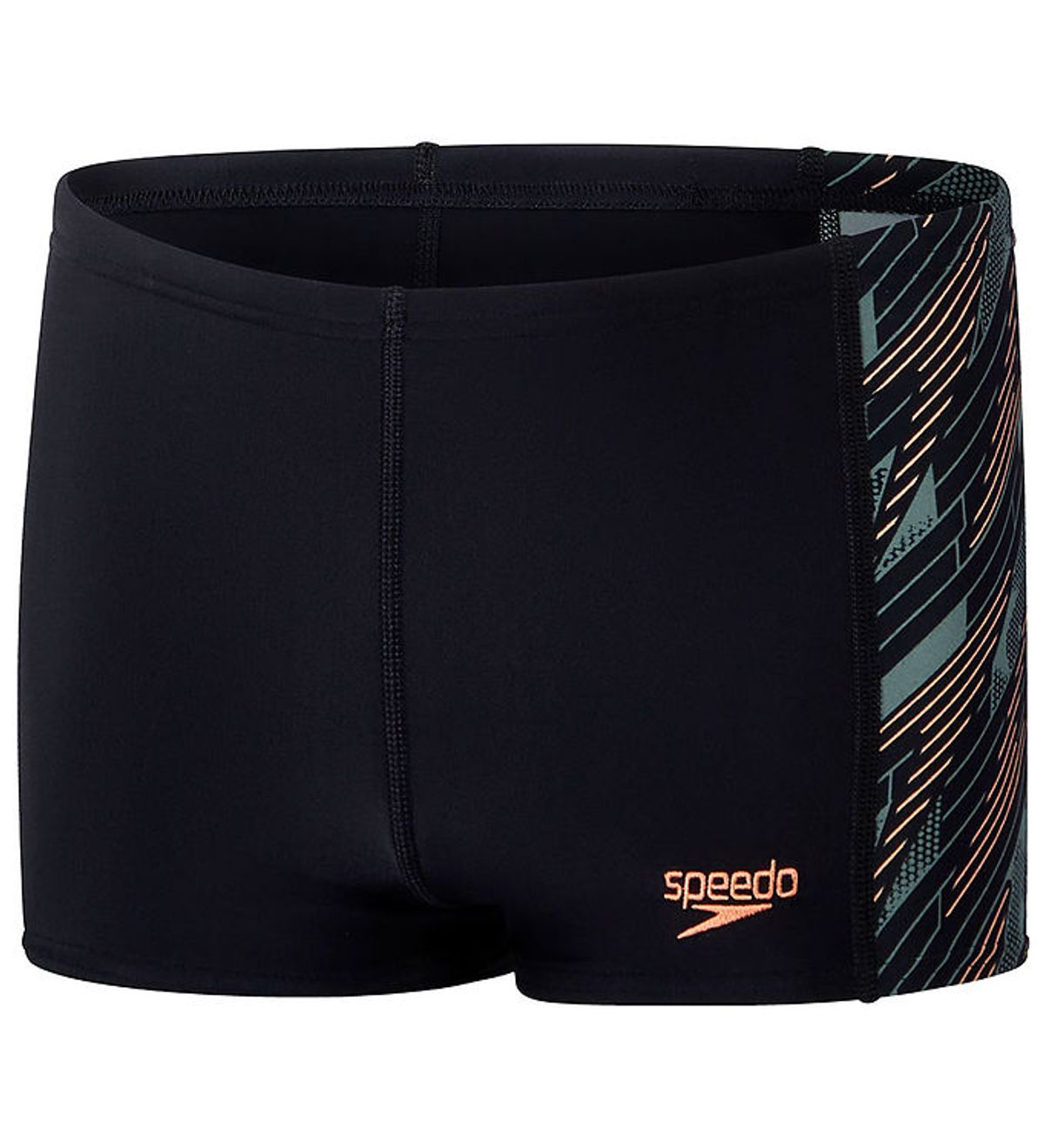 Speedo Badebukser - Hyperboom Panel Aquashort - Black/Green