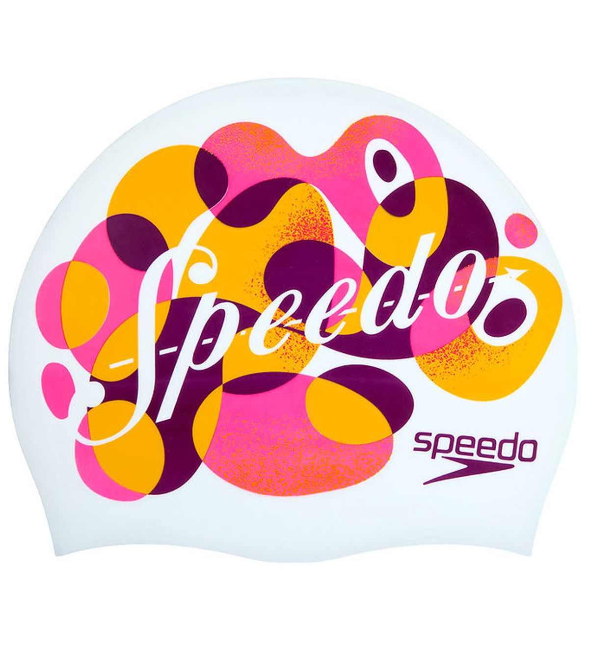 Speedo Badehætte - Junior - Silicone - Hvid/Orange