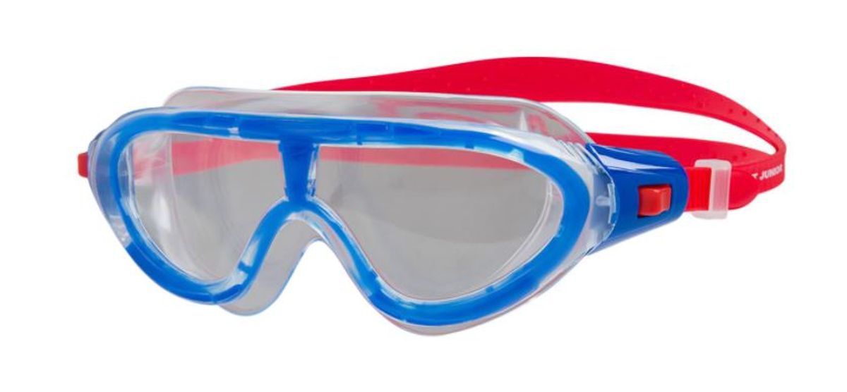 Speedo Biofuse Rift Mask svømmebrille junior rød/klar/blå