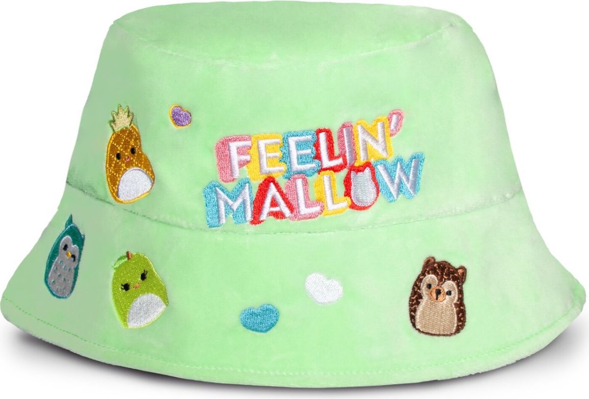 Squishmallows - Bøllehat Til Børn - Feeling Mallow - Grøn