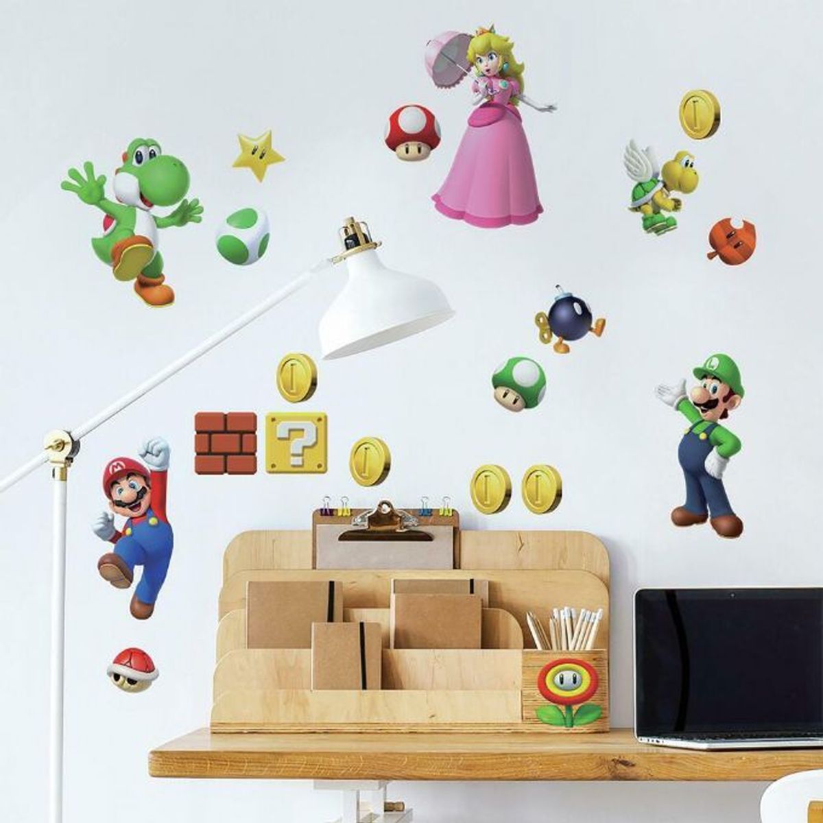 Super Mario Wallsticker 20stk