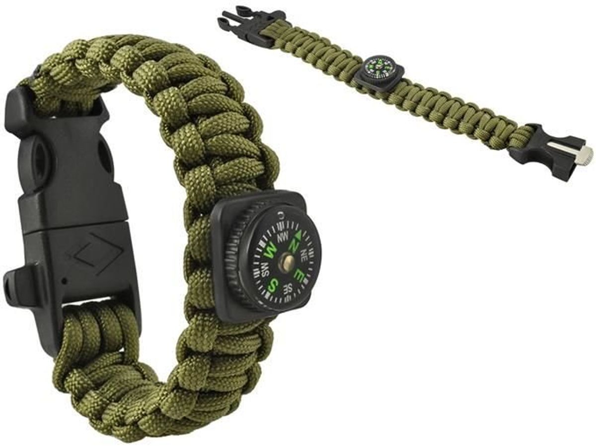 Survival Armbånd 5 i 1 Praktisk og Multifunktionelt