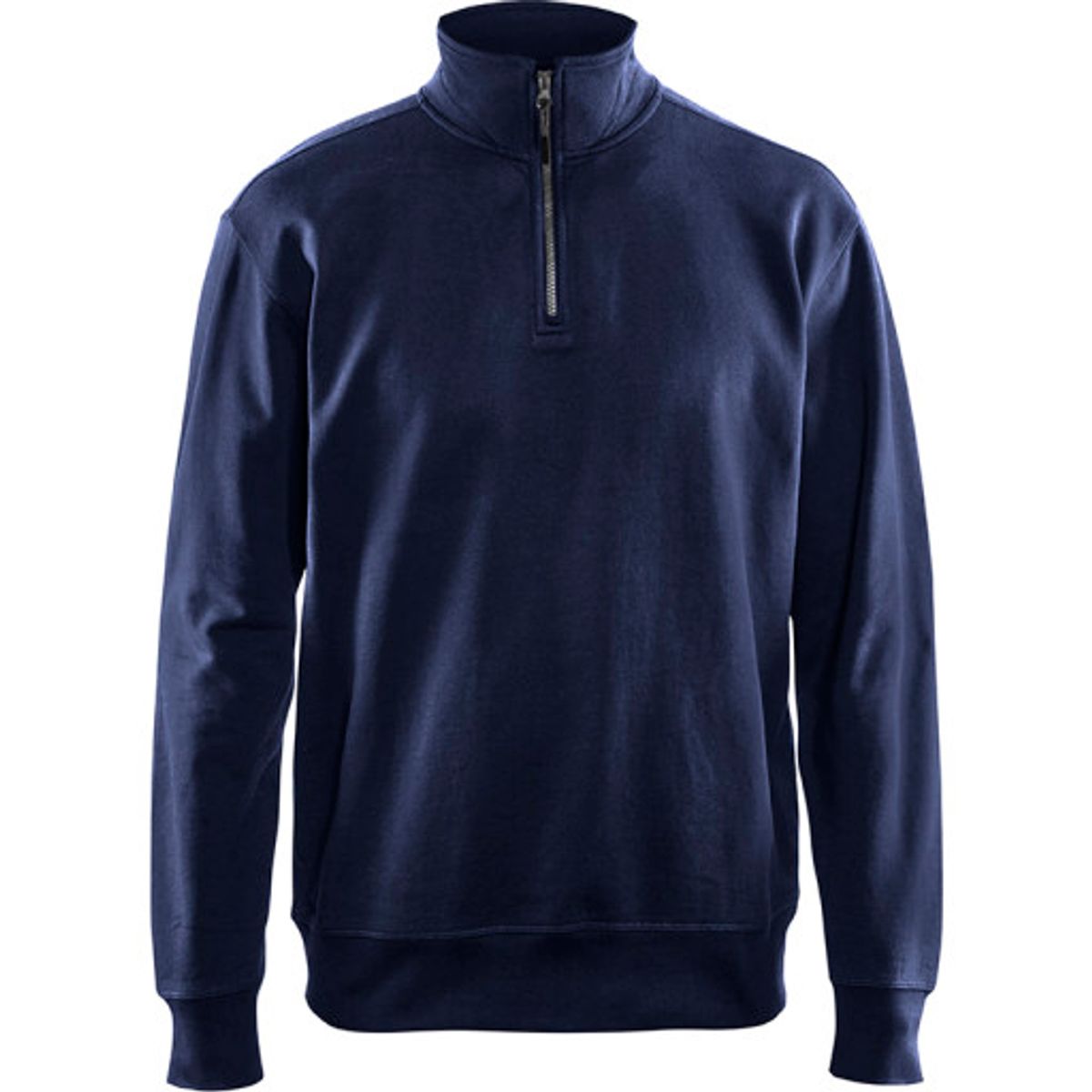 SWEATSHIRT HALF ZIP MARINEBLÅ