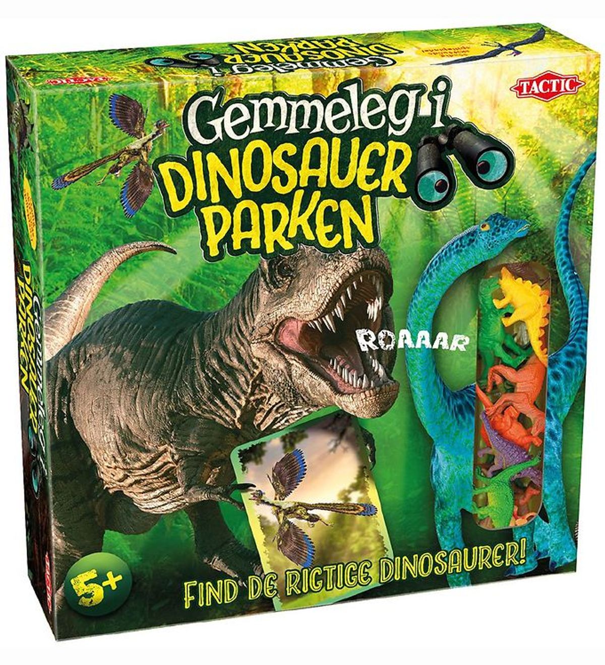 TACTIC Brætspil - Gemmeleg I Dinosaurparken - Dansk