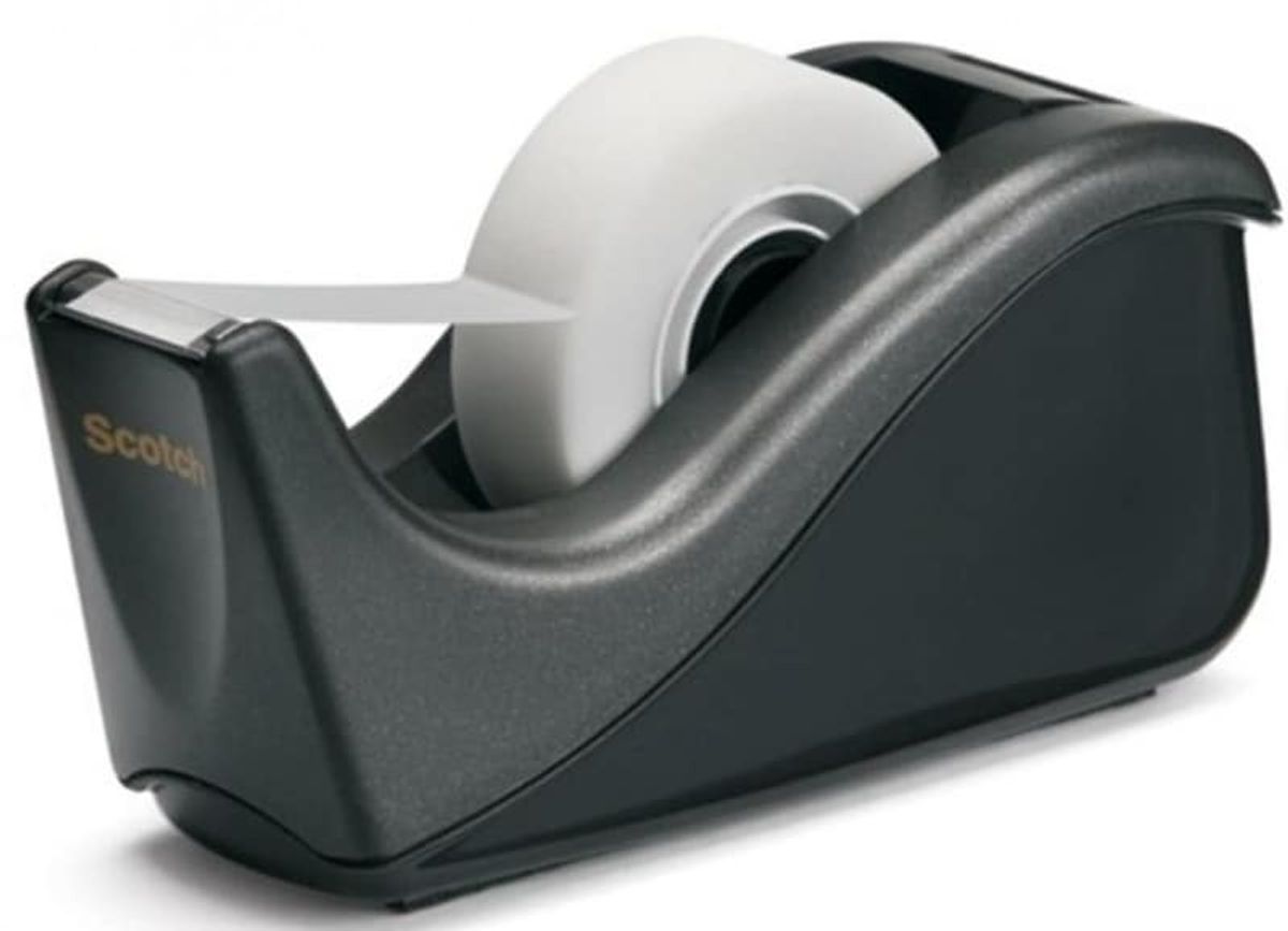 Tape dispenser SCOTCH® C60 sort med tape.