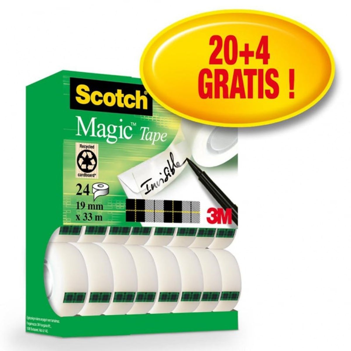 Tape Scotch Magic 810 19mm x 33m.