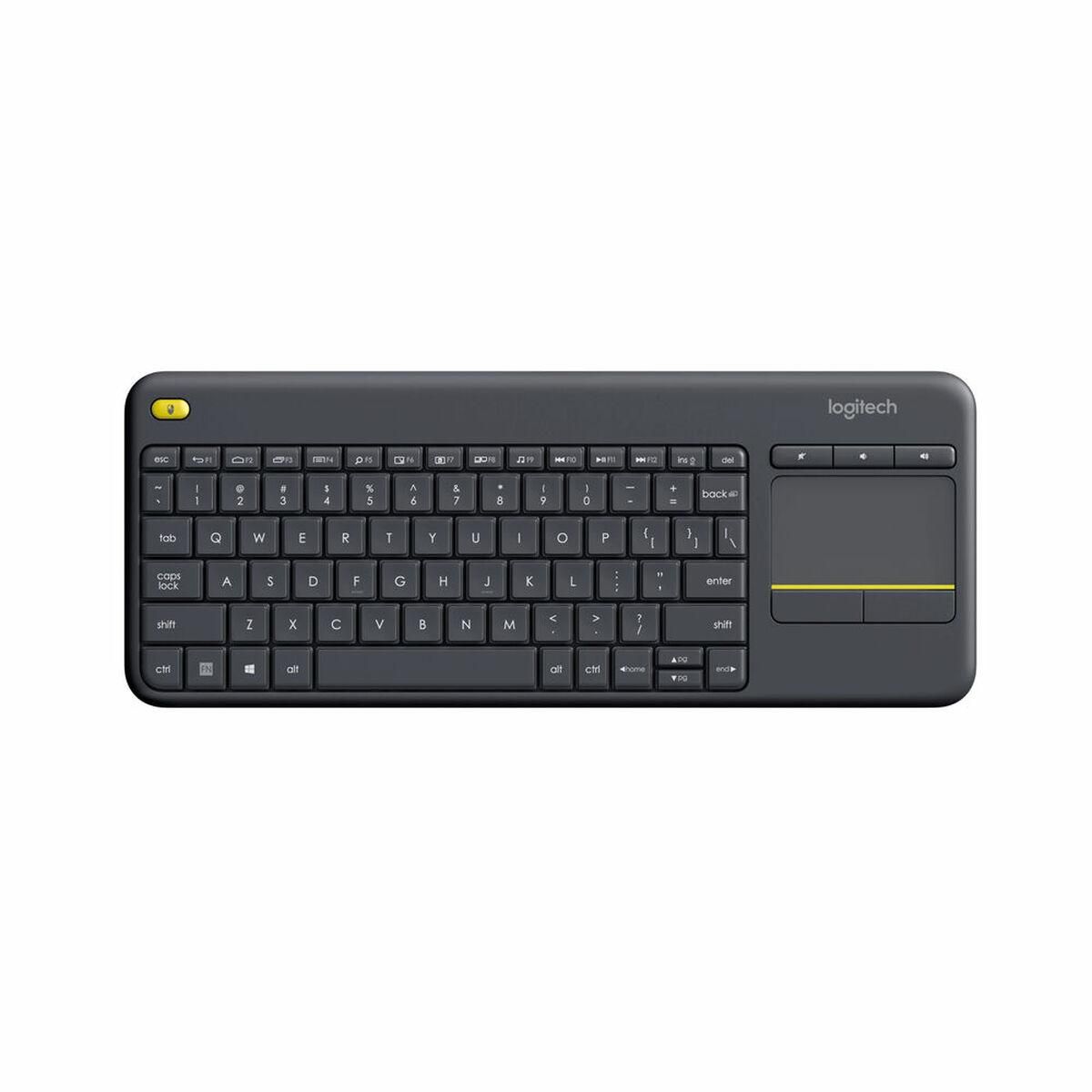 Tastatur Logitech 920-007145 Sort