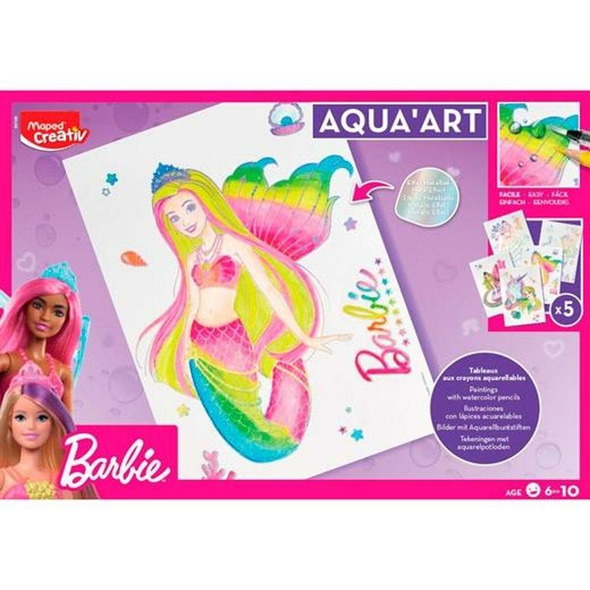 Tegninger til at tegne Maped Aqua'Art Barbie