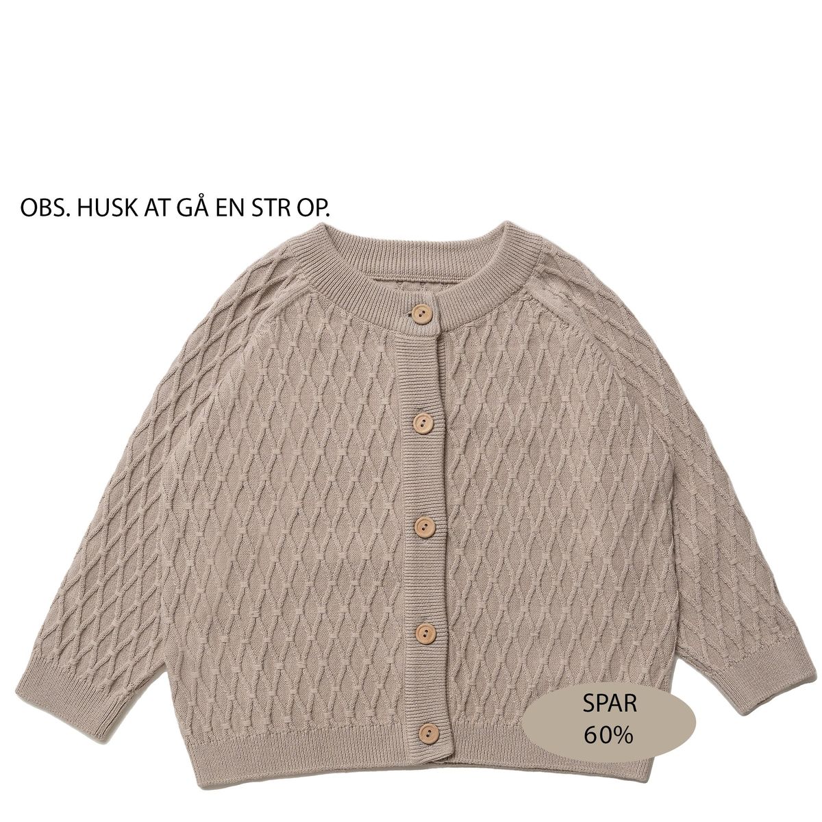 Theo cardigan 60% - Grey, warm / 110