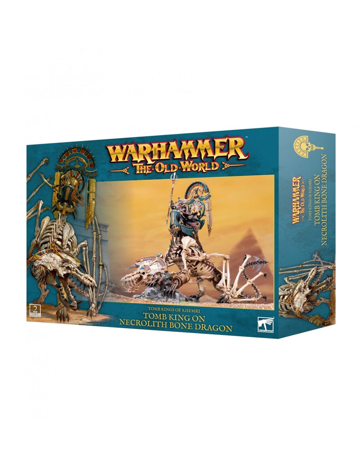 Tomb King on Necrolith Bone Dragon - Tomb Kings of Khemri - Warhammer: The Old World - Games Workshop