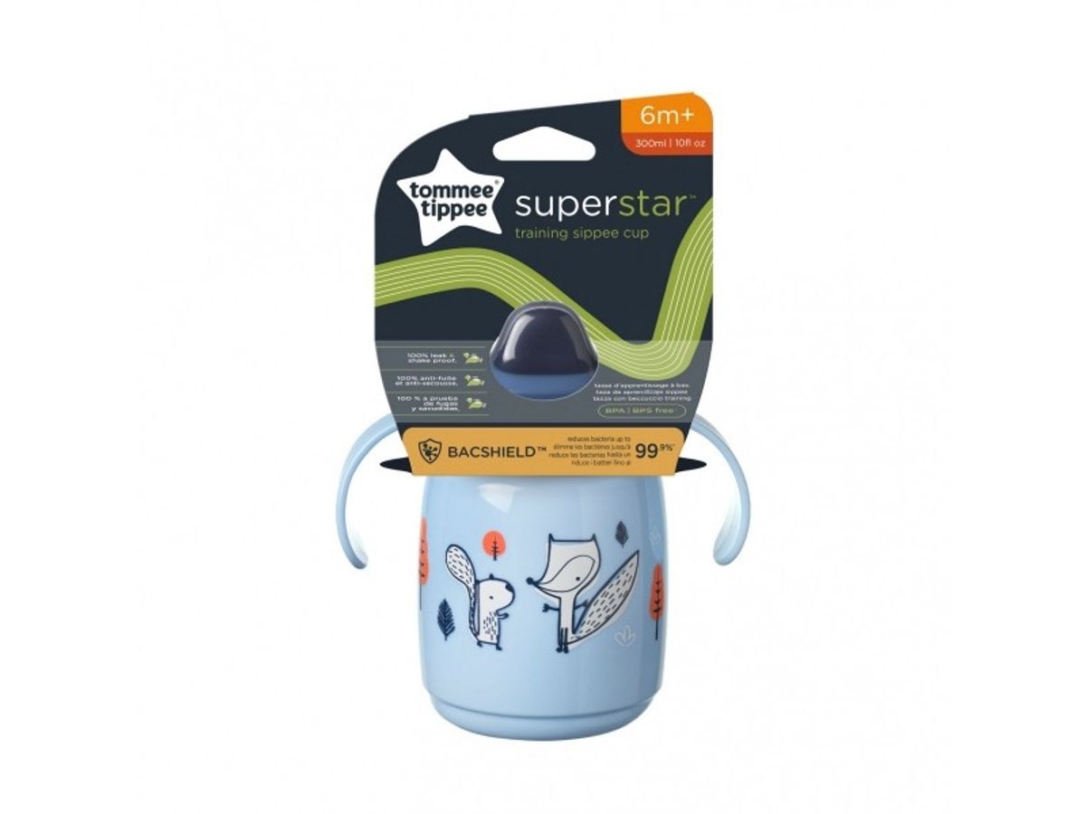 Tommee Tippee 478221 Superstar Kop Med Håndtag 300Ml 6+ Blå