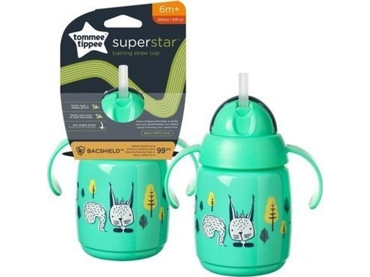 Tommee Tippee 478306 Kubek Superstar Ze Somk 300Ml 6+ Zielony