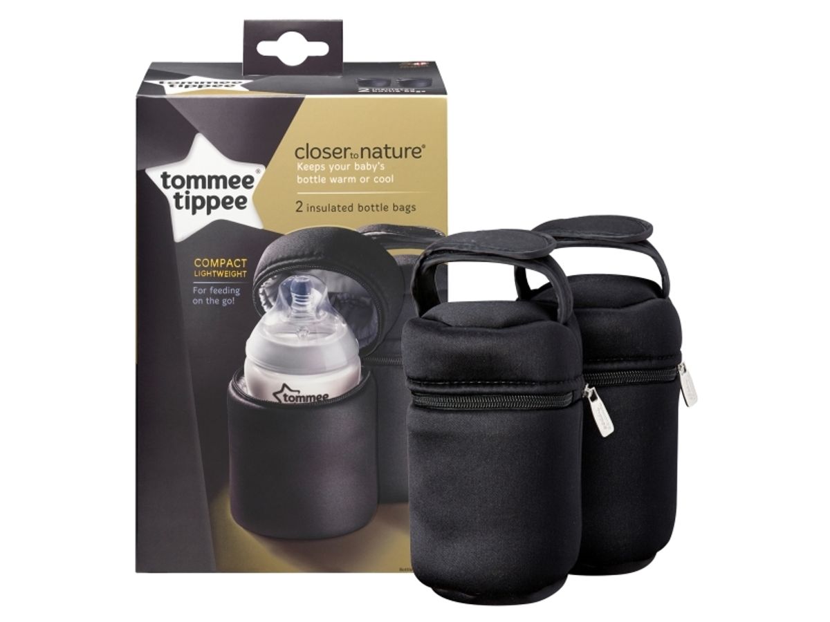 Tommee Tippee Closer To Nature, Taske, Sort, 1 Flaske(R)