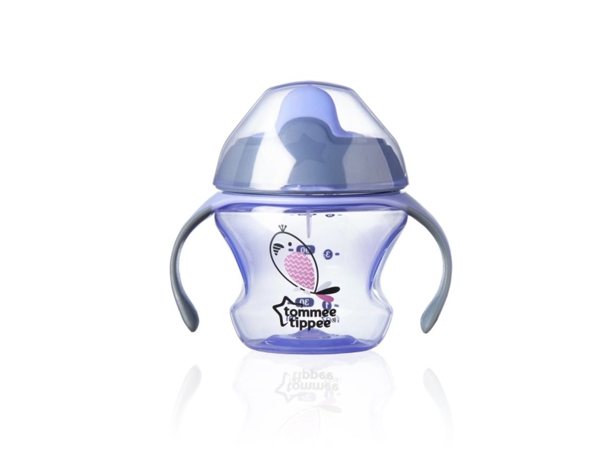 Tommee Tippee First Sippee Cup, Drikkebæger, 4 Måned(Er), Lilla, Plast, Dreng/Pige, 150 Ml