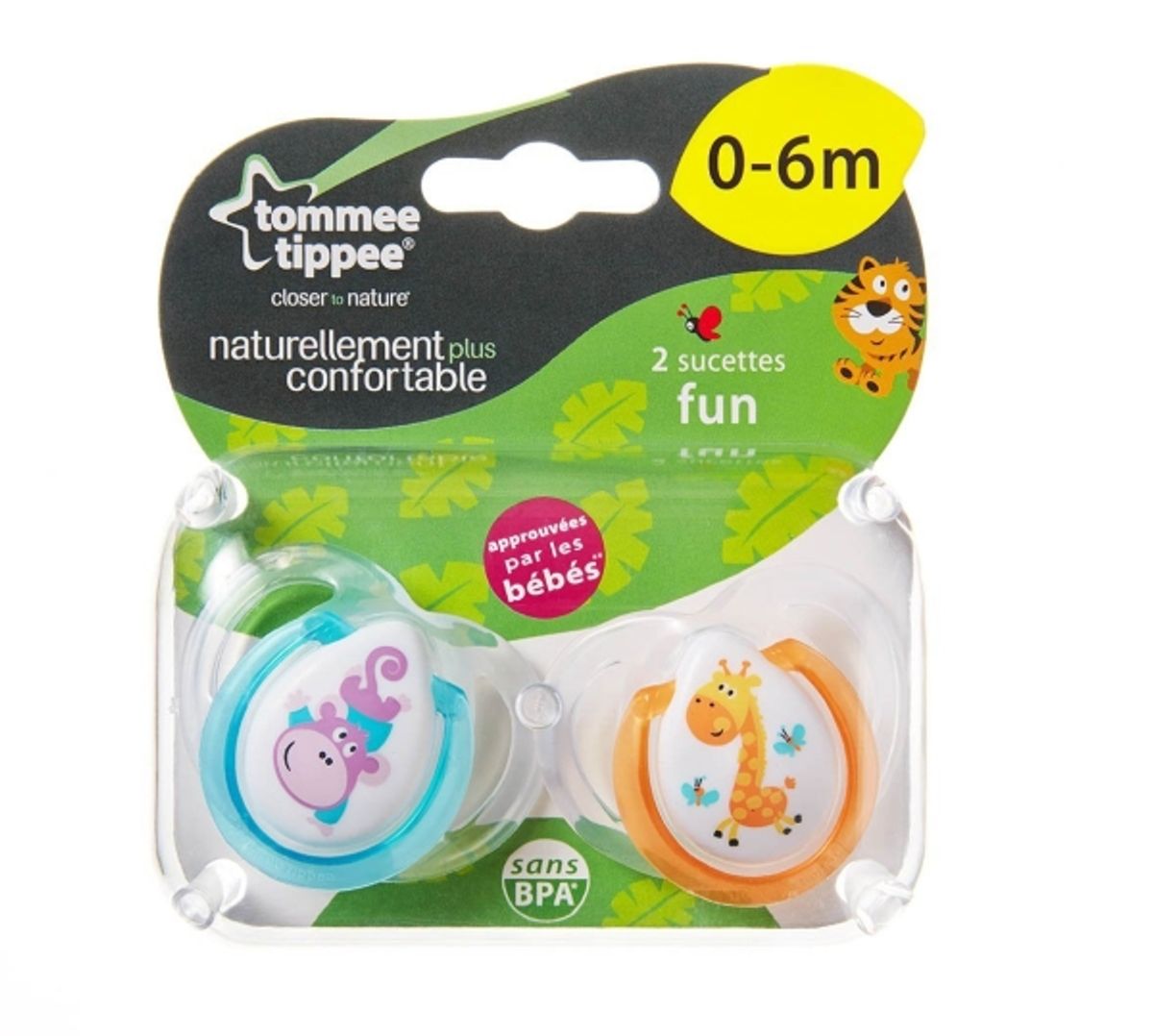 Tommee Tippee Fun Style, Klassisk Babysut, Ortodontisk, Silikone