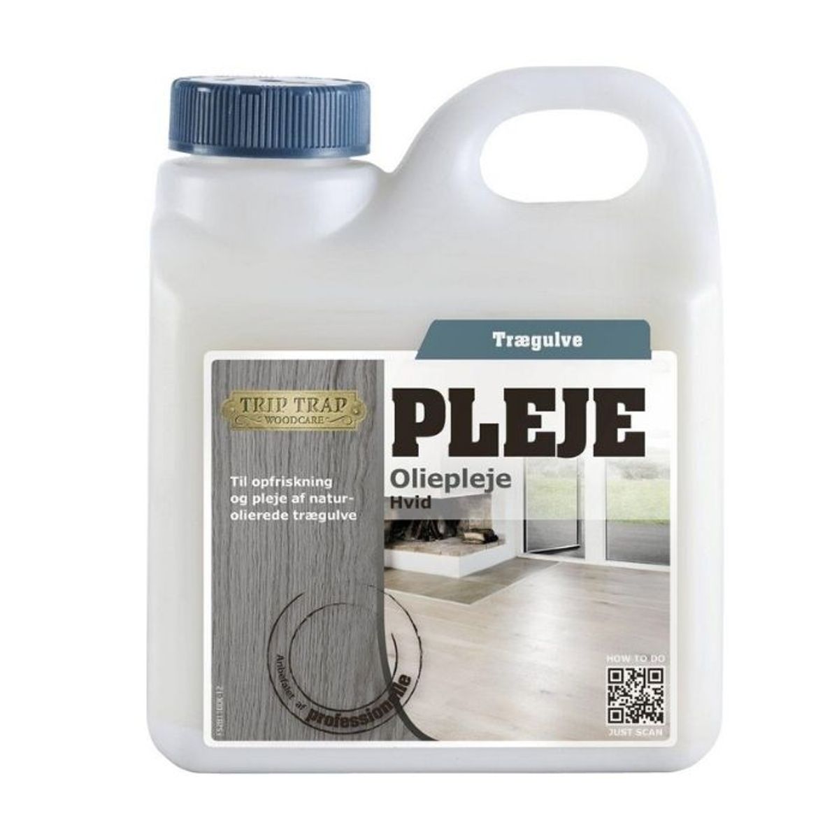 Trip Trap Oliepleje - Hvid - 1 ltr.