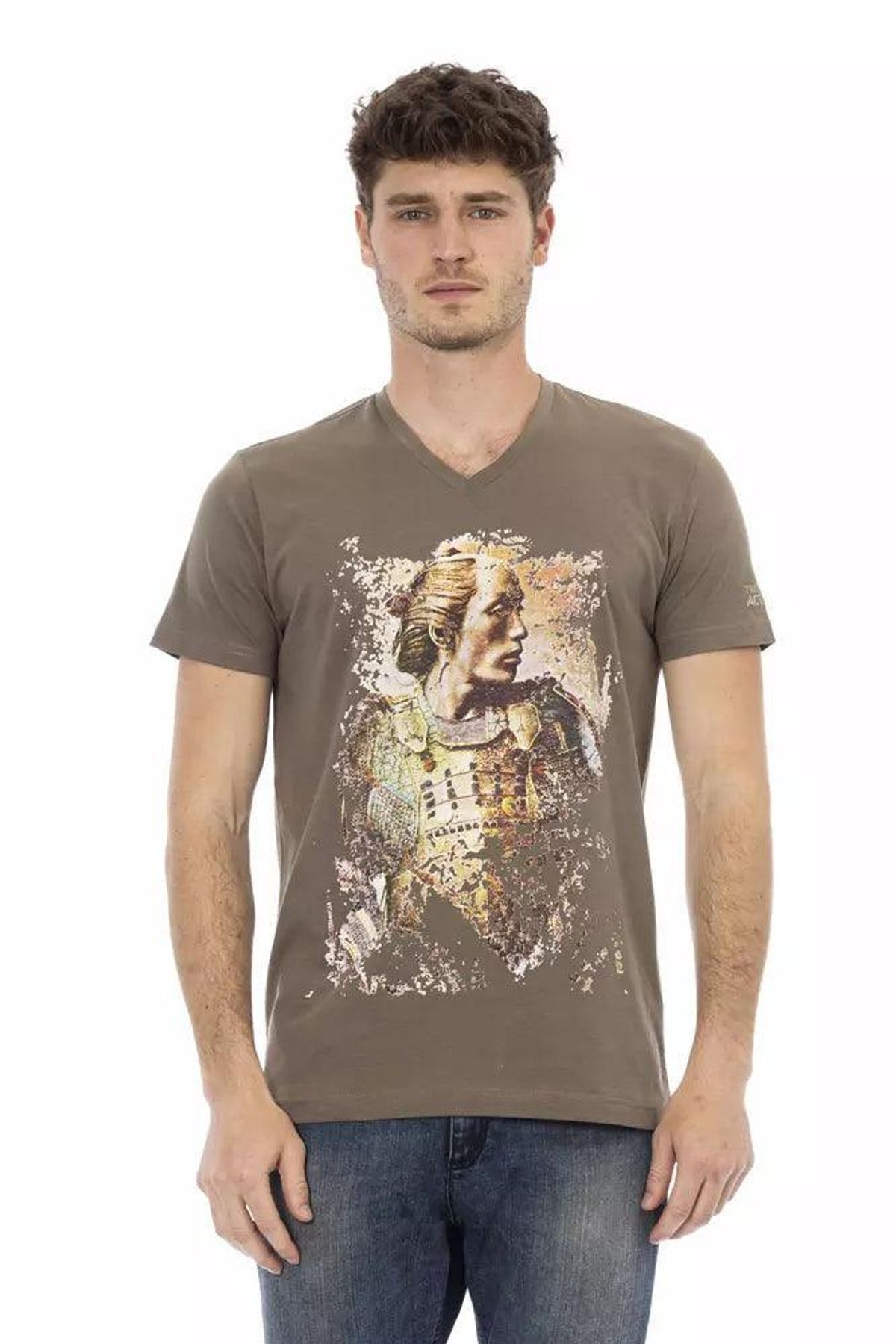 Trussardi Action Brun Bomuld T-Shirt