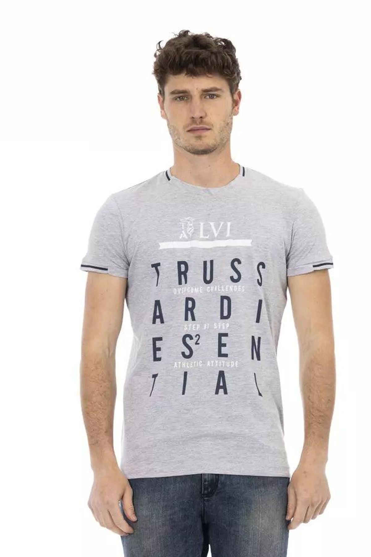 Trussardi Action Grå Bomuld T-Shirt