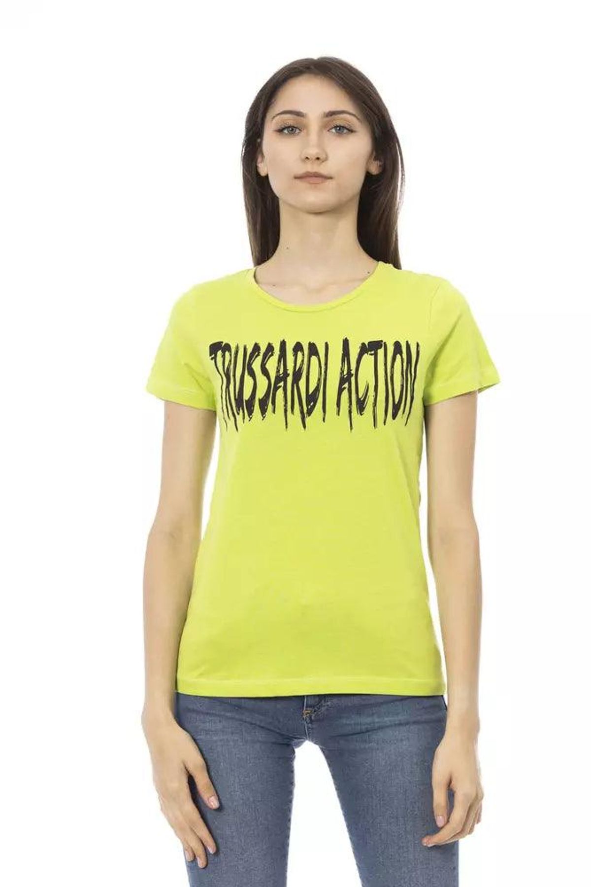 Trussardi Action Grøn Bomuld T-Shirt