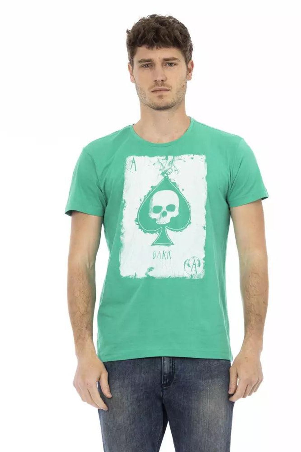 Trussardi Action Grøn Bomuld T-Shirt