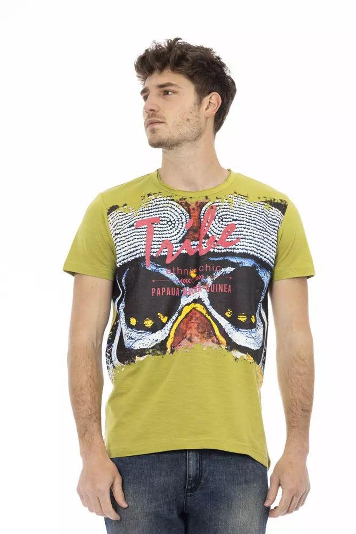 Trussardi Action Grøn Bomuld T-Shirt