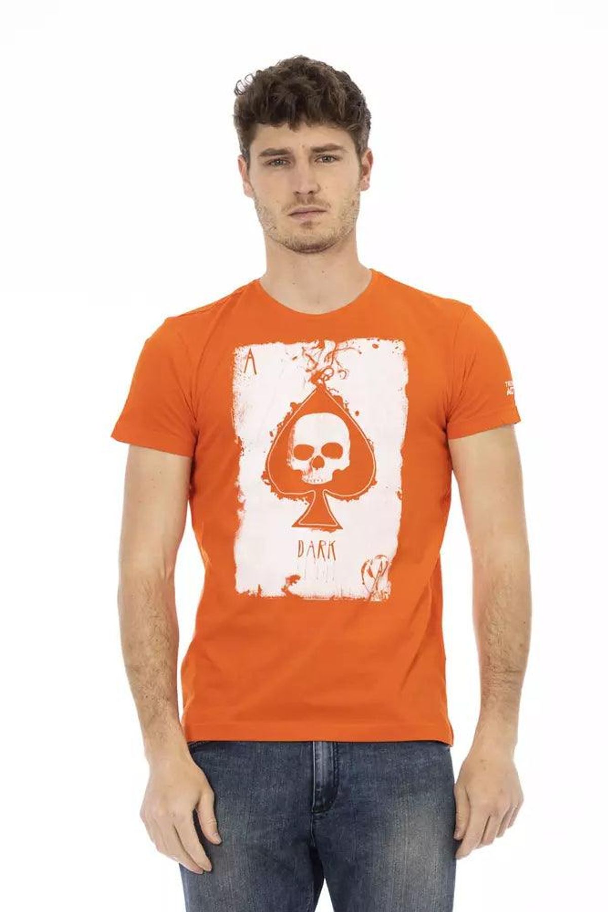 Trussardi Action Orange Bomuld T-Shirt