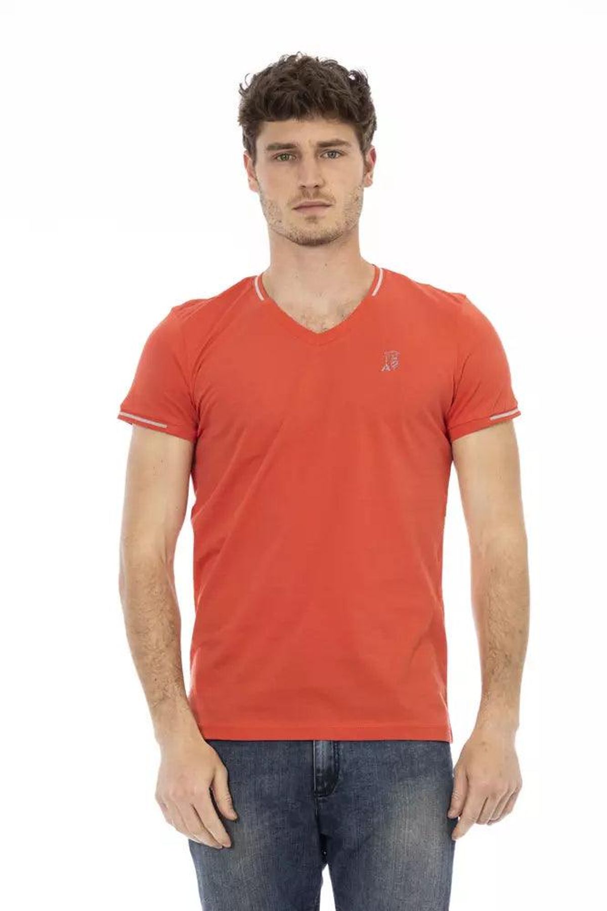 Trussardi Action Orange Bomuld T-Shirt