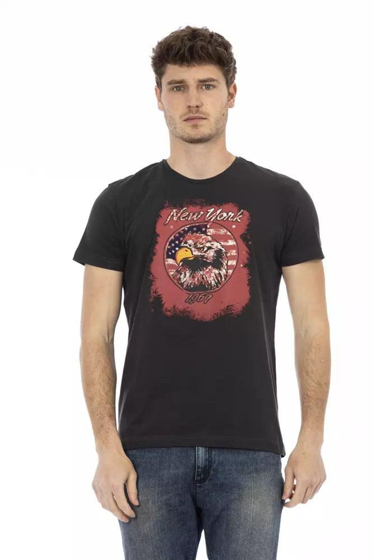 Trussardi Action Sort Bomuld T-Shirt