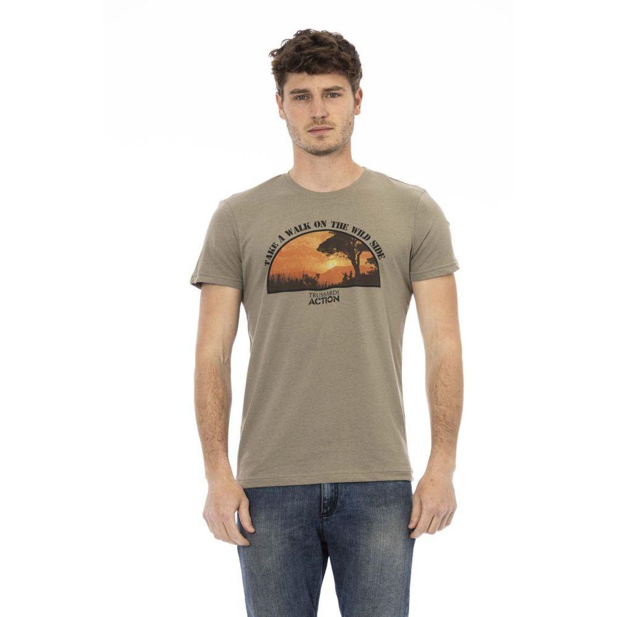 Trussardi Action Trussardi Grøn Bomuld T-Shirt