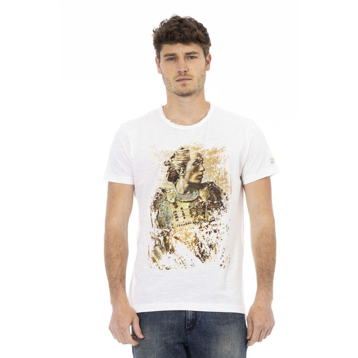 Trussardi Action Trussardi Hvid Bomuld T-Shirt