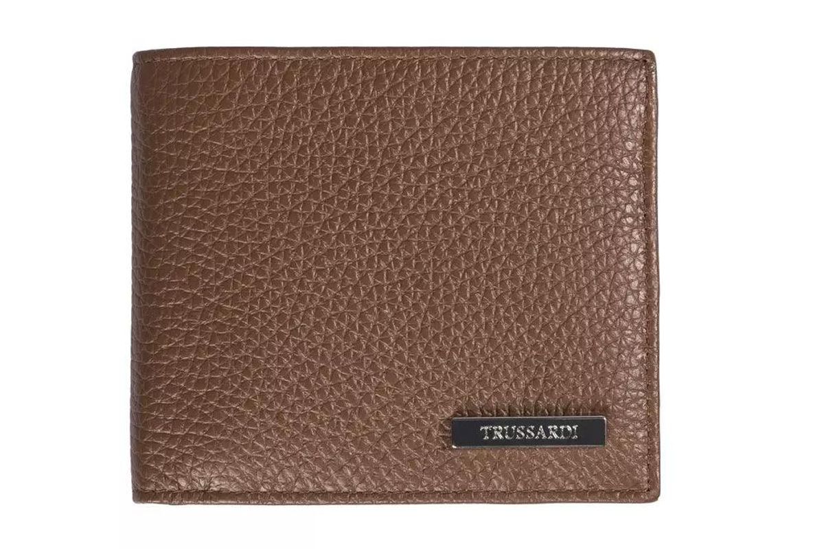 Trussardi Brown Leather Herre Wallet