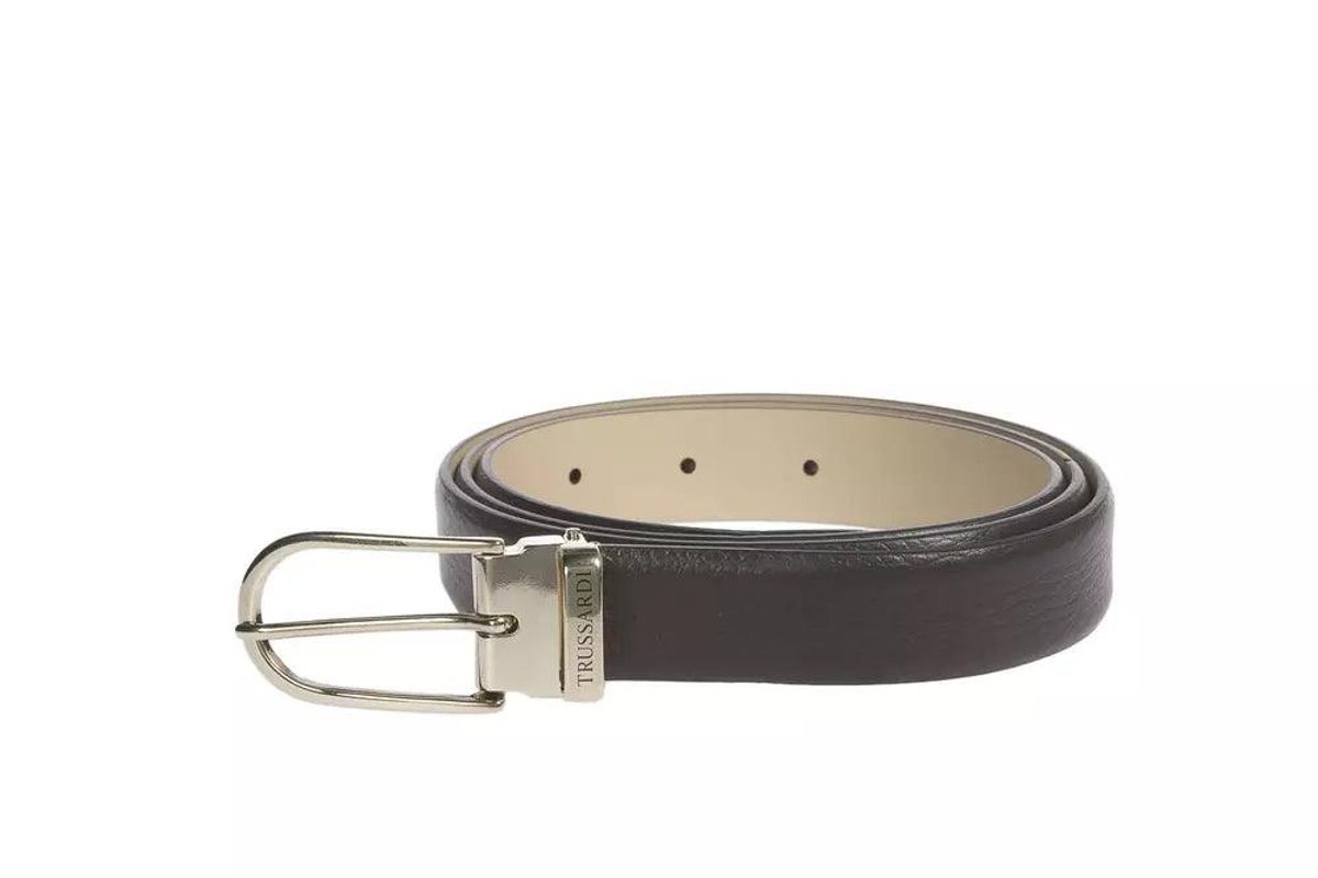 Trussardi Elegant Adjustable Dame's Leather Belt