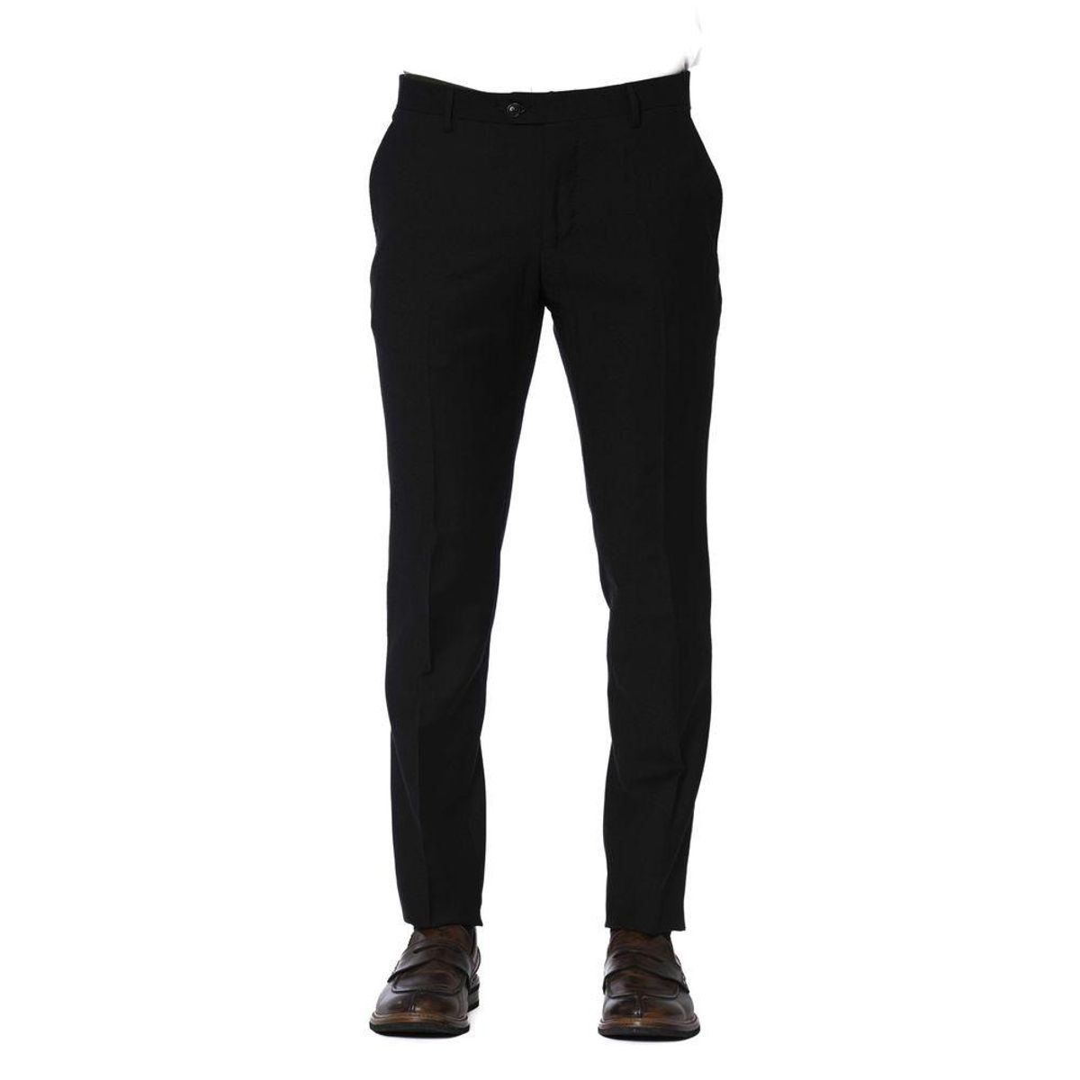 Trussardi Elegant Black Trousers for Distinguished Style