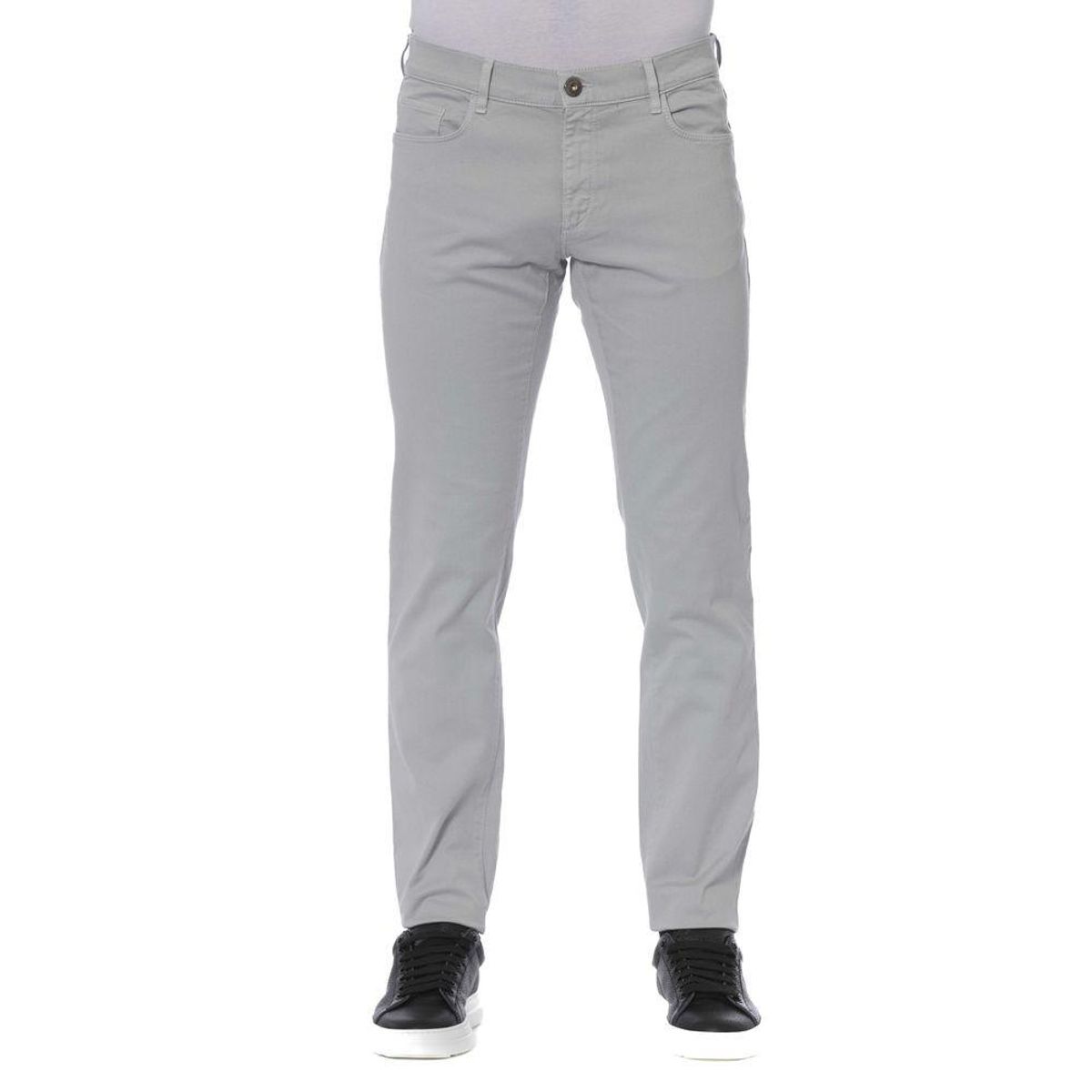 Trussardi Jeans Elegant Gray Cotton Stretch Jeans