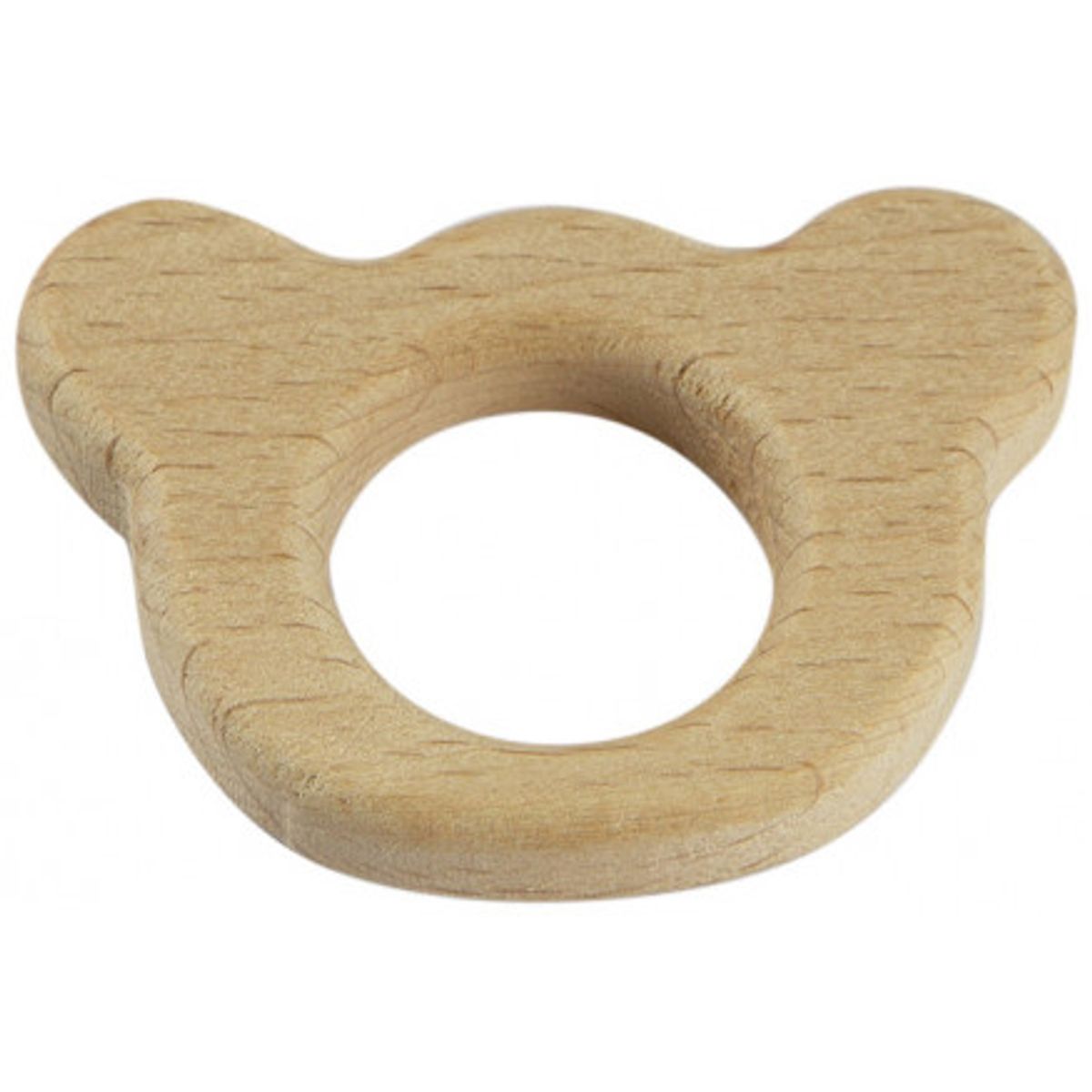 Træring Bamse 6,2x4,5cm - 1 stk