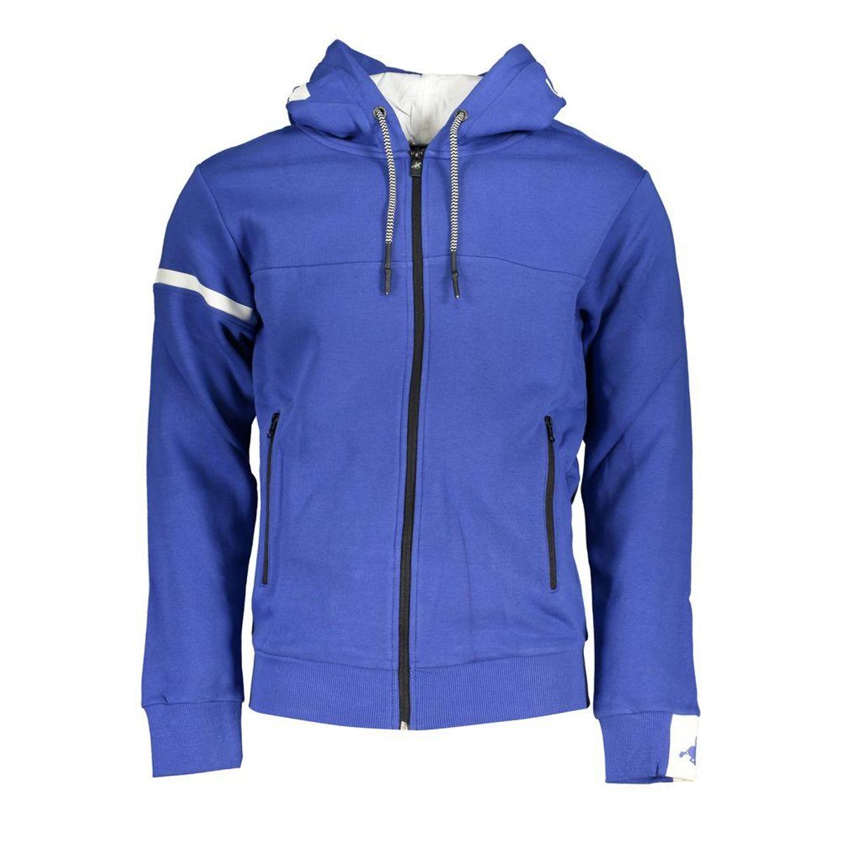 U.S. Grand Polo Classic Blue Hooded Fleece Sweatshirt