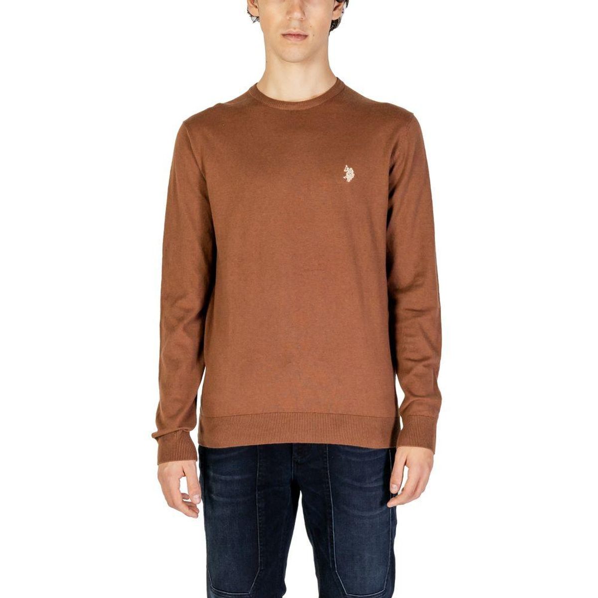 U.S. POLO ASSN. Beige Cotton Sweater