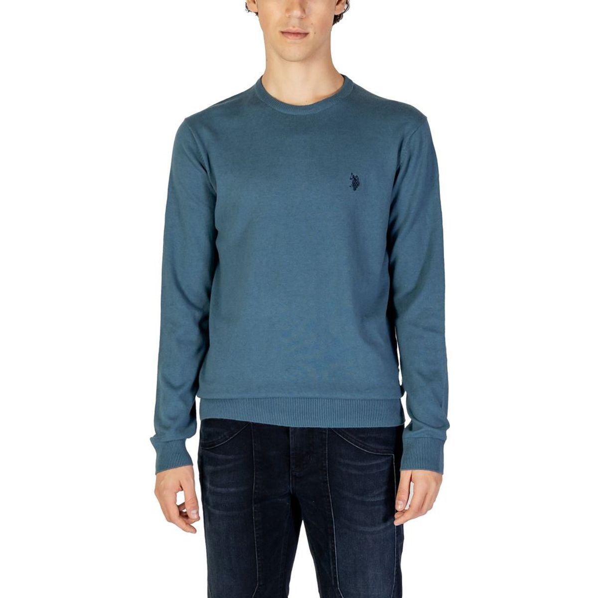 U.S. POLO ASSN. Blue Cotton Sweater