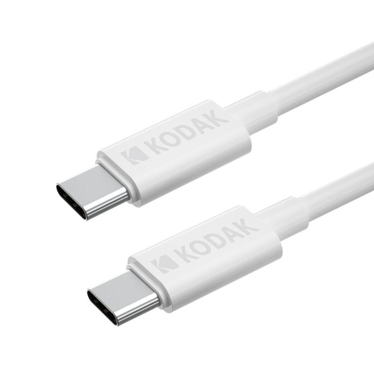 USB-C-kabel til USB Kodak 30425972 Hvid Multifarvet 1 m