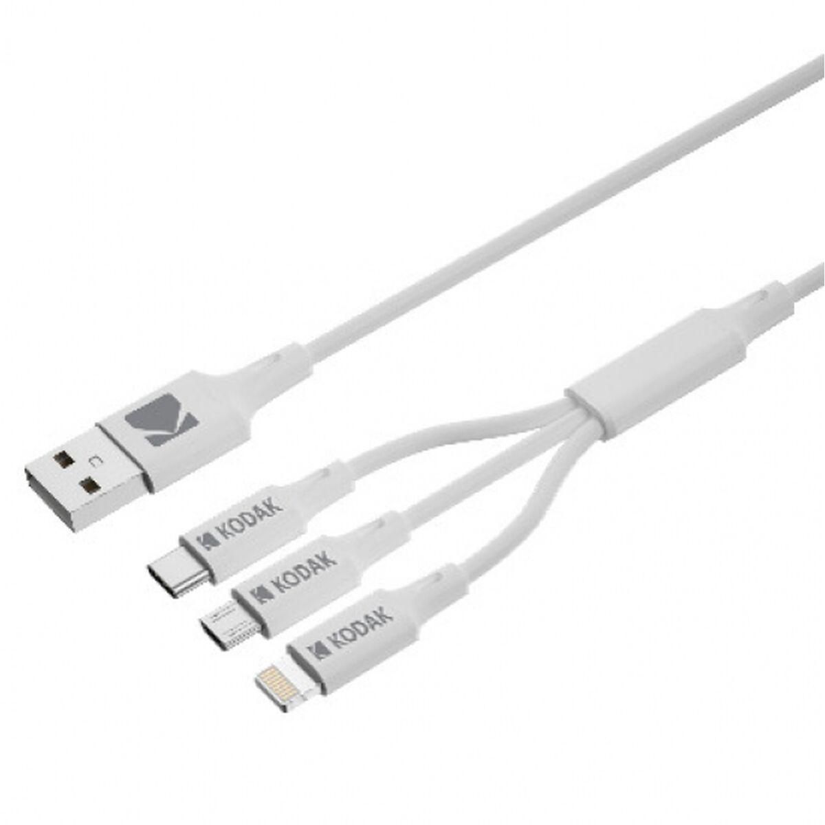 USB-kabel Kodak Hvid Multifarvet