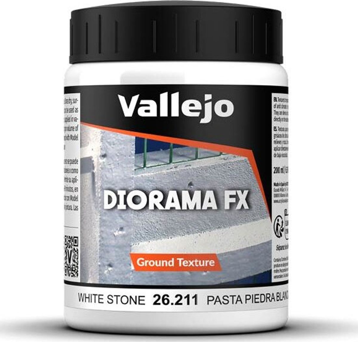 Vallejo - Diorama Fx - Ground Texture Paste - White Stone - 200 Ml