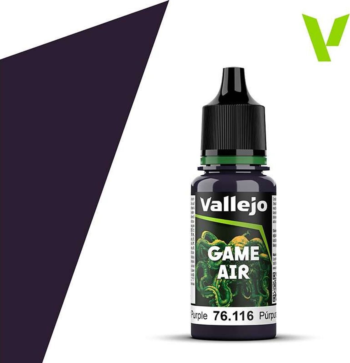 Vallejo - Game Air - Midnight Purple Mat - 18 Ml - 76116