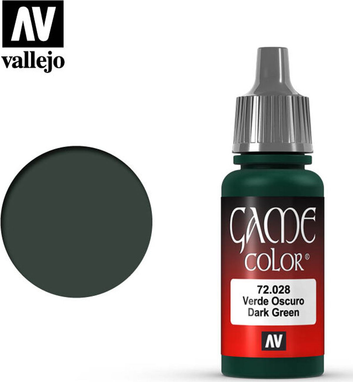 Vallejo - Game Color - Dark Green Mat - 18 Ml - 72028