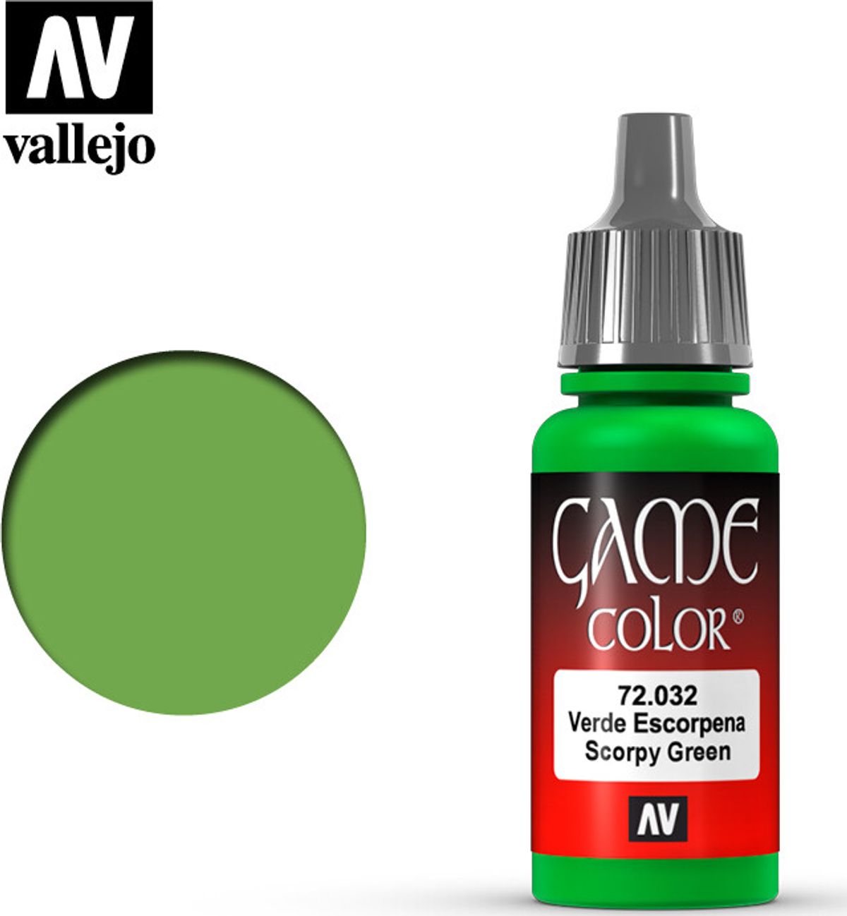 Vallejo - Game Color - Escorpean Green Mat - 18 Ml - 72032