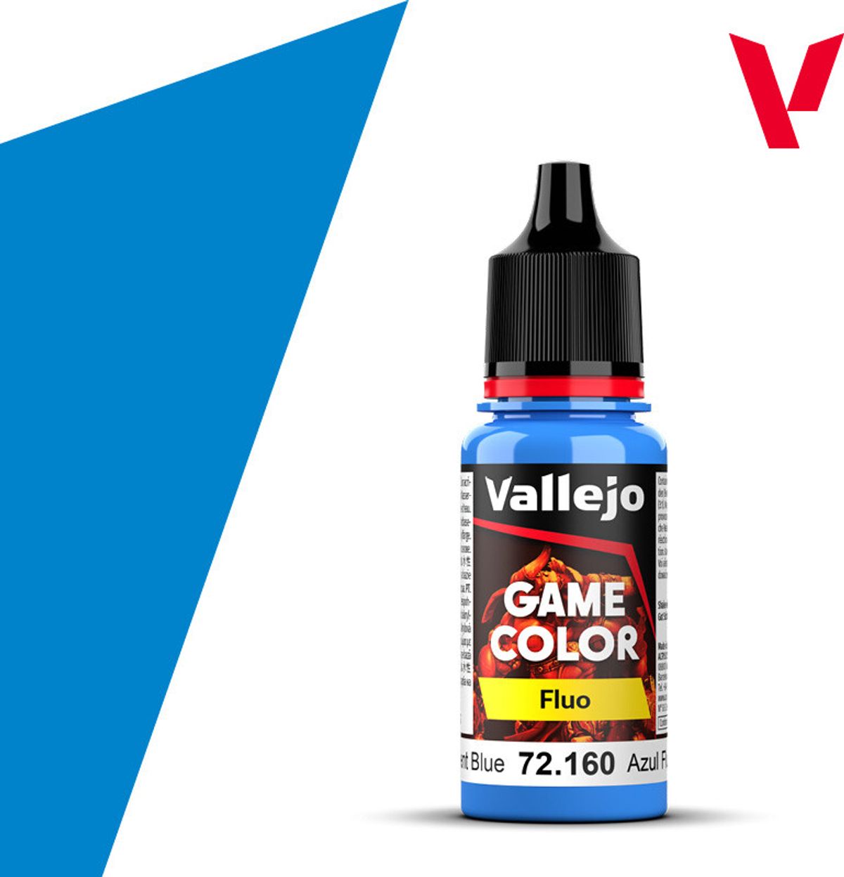 Vallejo - Game Color - Fluorescent Blue Fluo - 18 Ml - 72160