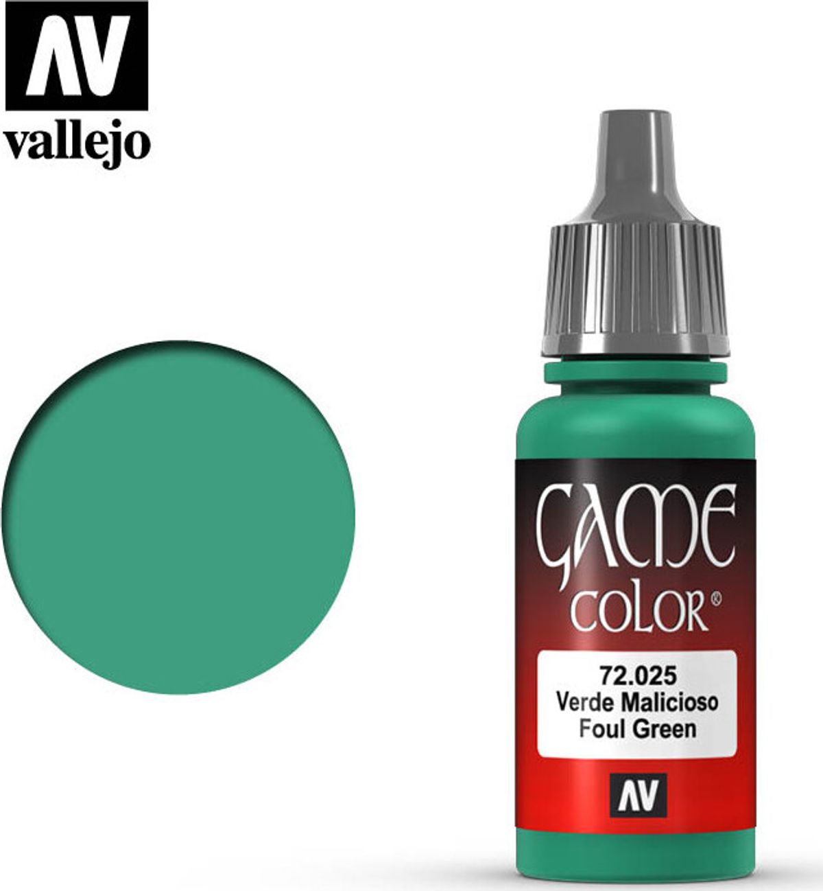 Vallejo - Game Color - Foul Green Mat - 18 Ml - 72025