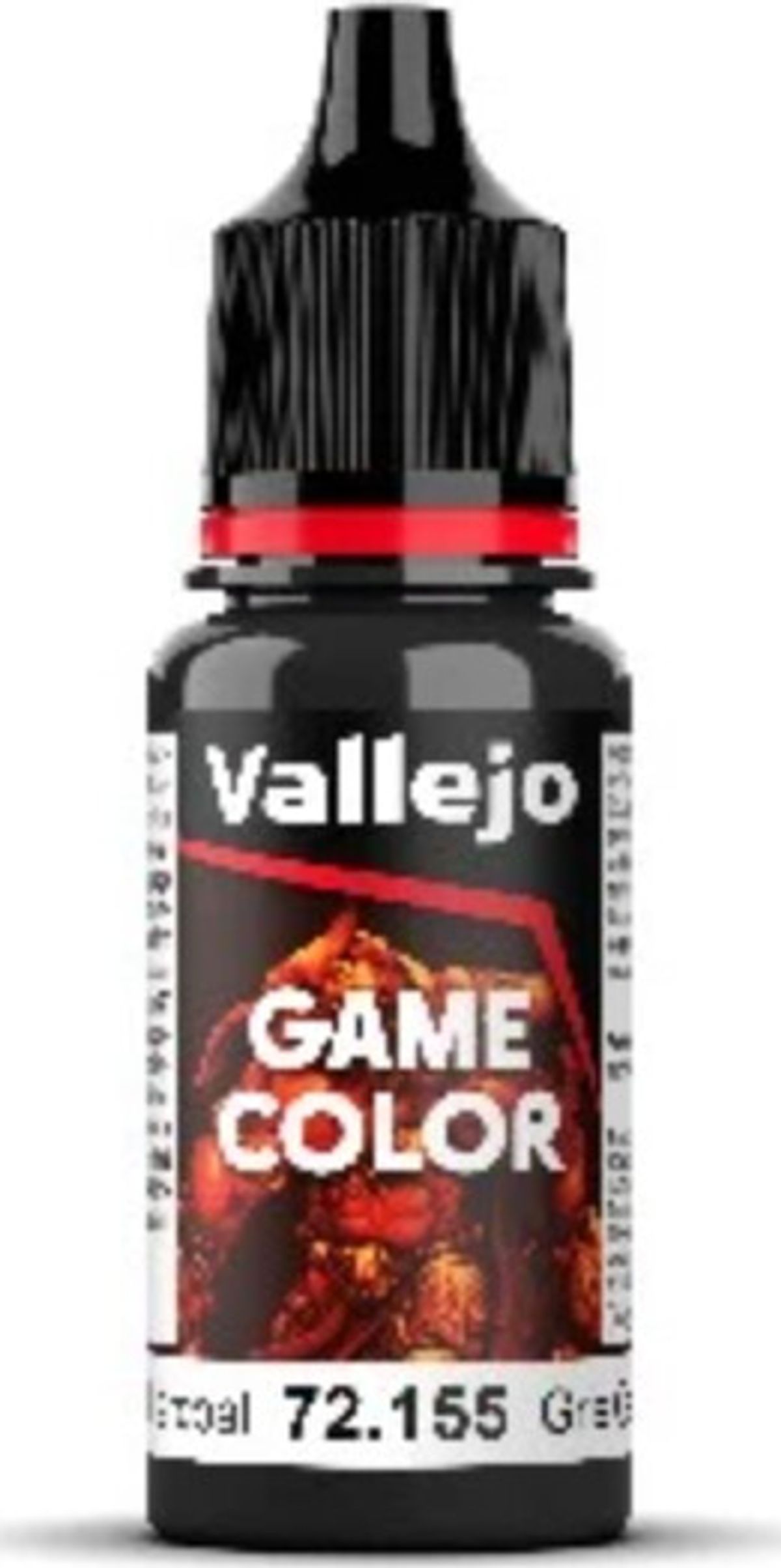 Vallejo - Game Color - Heavy Charcoal Mat - 18 Ml - 72155