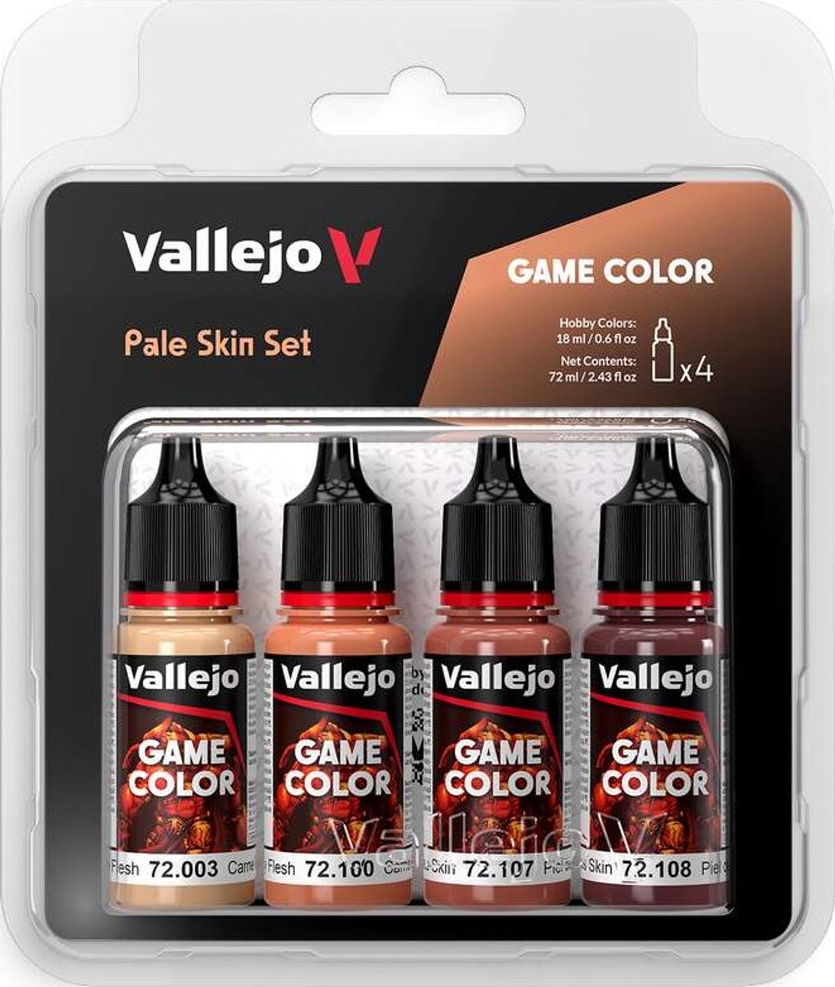 Vallejo - Game Color - Pale Skin Set - 4x18 Ml